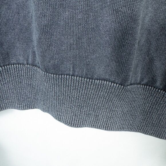 Armani Exchange Cotton Crew Neck Knit Pullover Sweater Mens Small Blue Gray - Picture 7 of 13